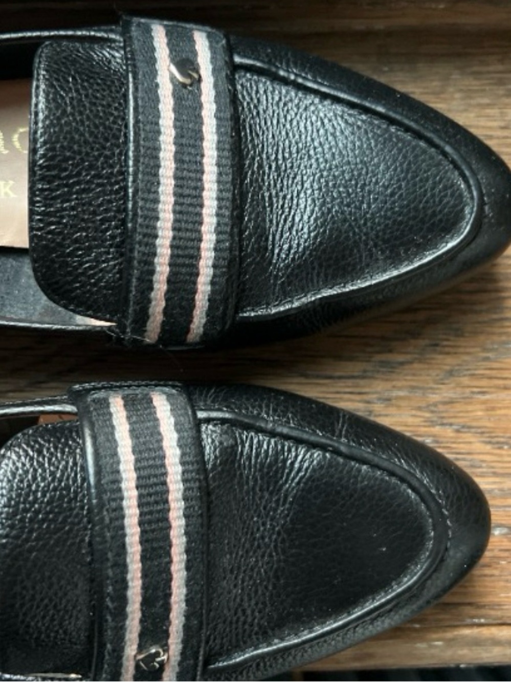 Kate Spade Black Leather Loafers - Picture 3 of 8